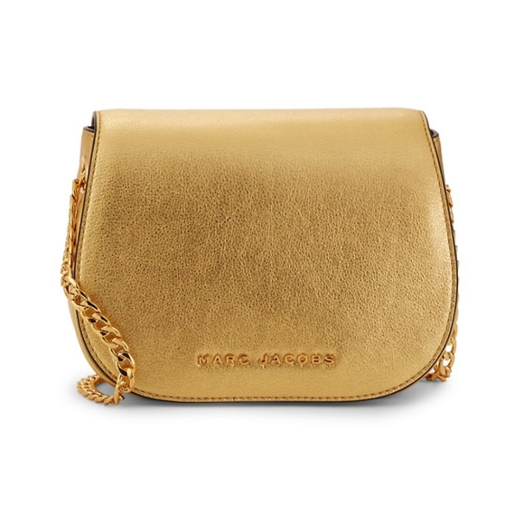 Marc Jacobs Handbags - Marc Jacobs Avenue Metallic Leather Crossbody